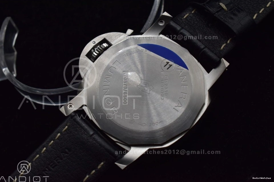 Edition Leather  on Strap Best SportInspired 1:1 VSF 980 Black Black Dial PAM1312 P. 1225